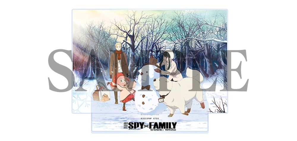 TOHO animation STOREの有償特典となる「描き下ろしジオラマアクリルスタンド」。