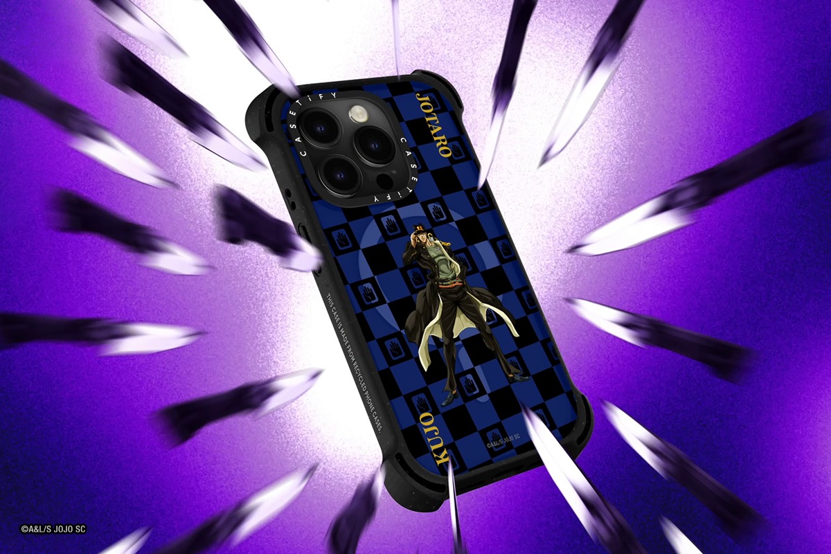 「アニメ ジョジョの奇妙な冒険 スターダストクルセイダース × CASETiFY」コラボ商品