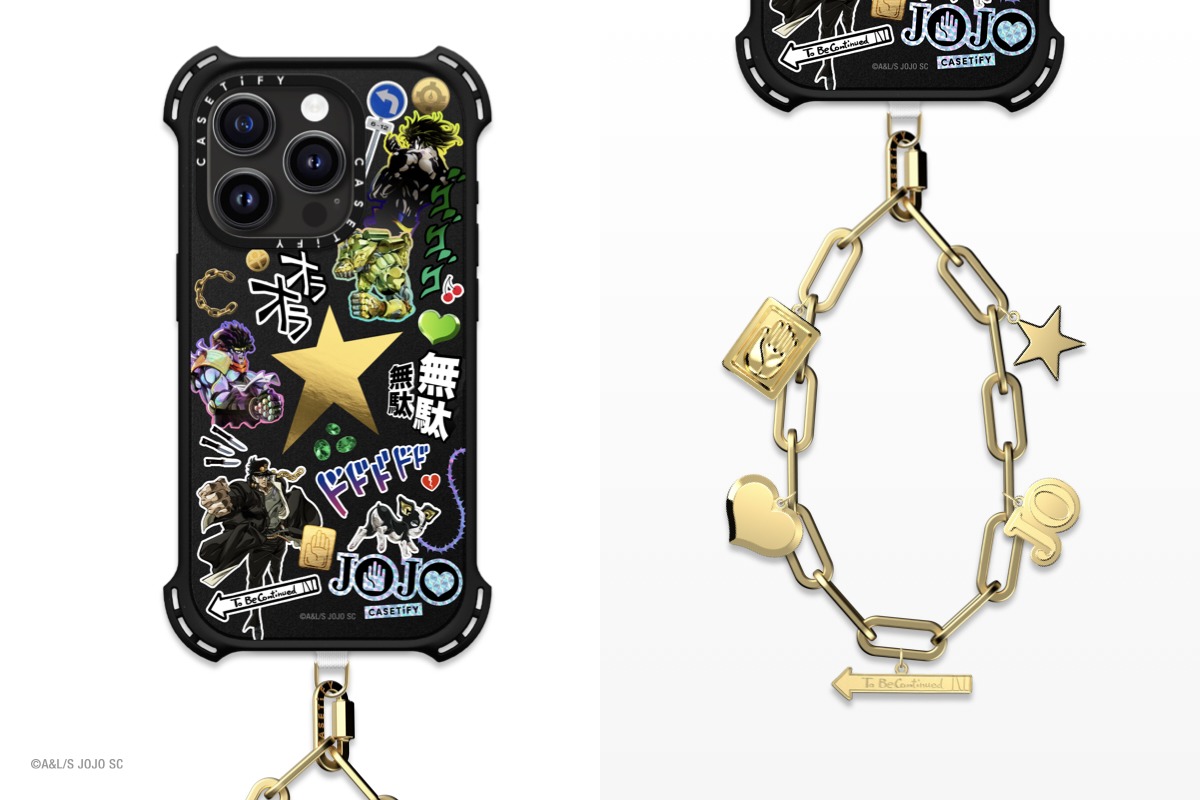 「アニメ ジョジョの奇妙な冒険 スターダストクルセイダース × CASETiFY」コラボ商品