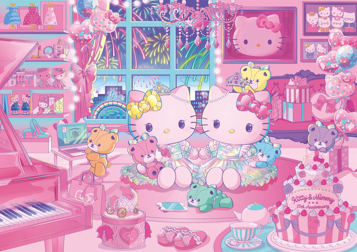 Hello Kitty 50th Anniversary」メインビジュアル - CLAMPがハロー 