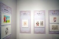 原画展示コーナーより。