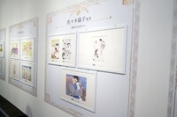 原画展示コーナーより。