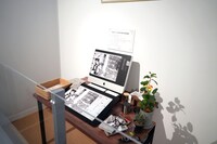 福山リョウコの仕事場再現コーナー。