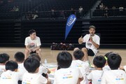 群馬クレインサンダーズでの実施の様子。 (c)GUNMA CRANE THUNDERS