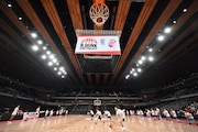 有明アリーナでのクリニックの様子。 (c)B.LEAGUE