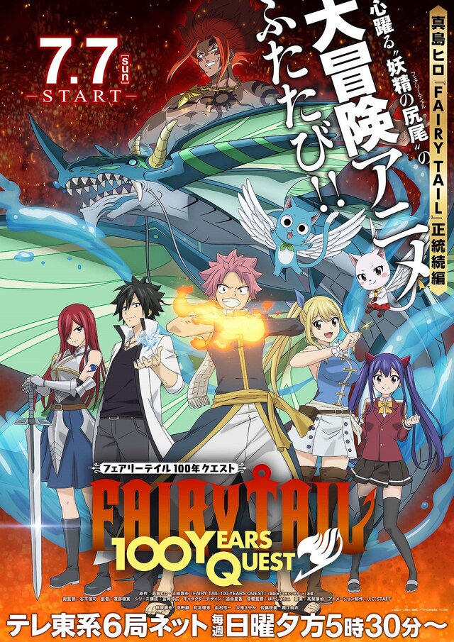 TVアニメ「FAIRY TAIL 100年クエスト」メインビジュアル