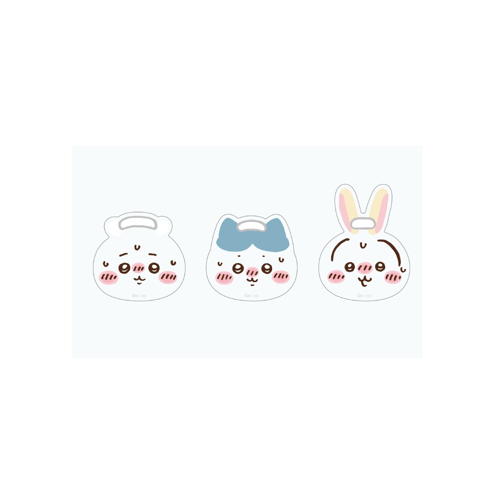 「スマホに貼れるサイズのプチクリアステッカー3枚セット（HOTなおかお）」