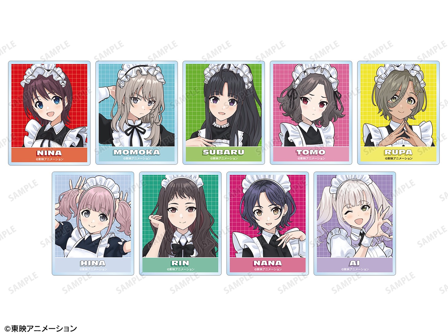 「描き下ろし メイド風ver. トレーディングアクリルカード」