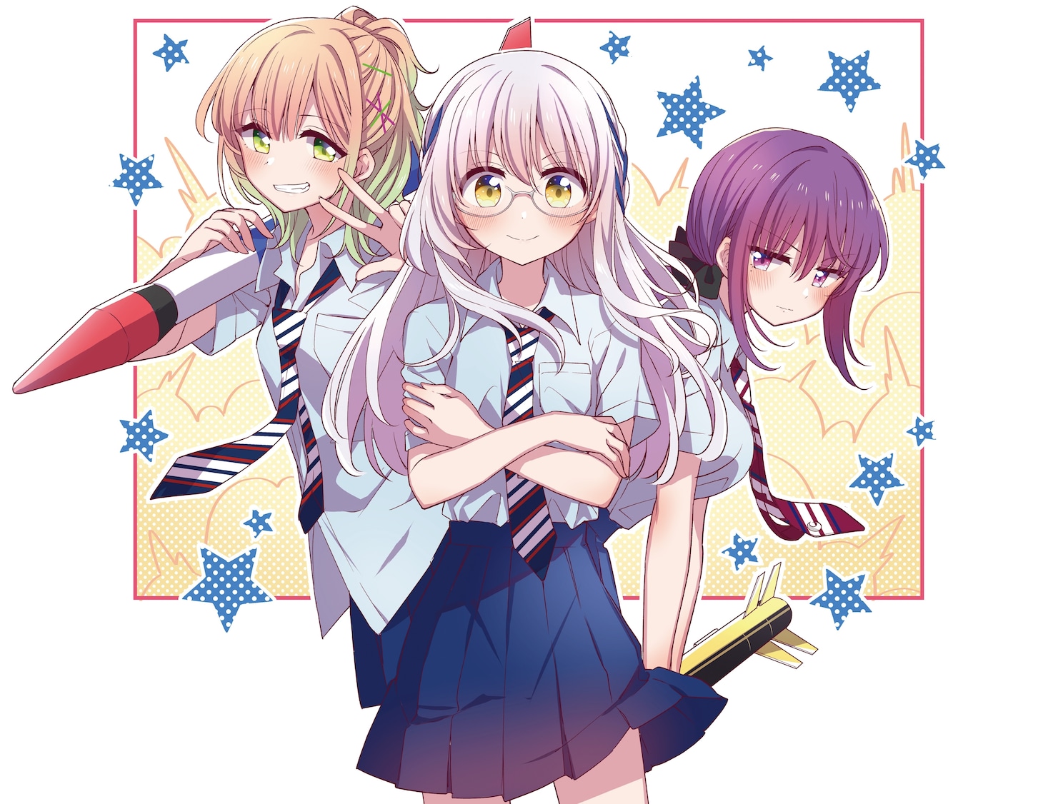 「星屑テレパス」イラスト (c)大熊らすこ芳文社