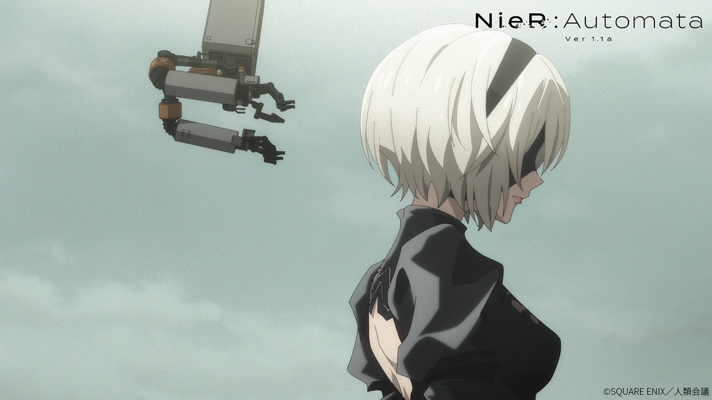 「NieR:Automata Ver1.1a」第2クールより。 (c)SQUARE ENIX / 人類会議