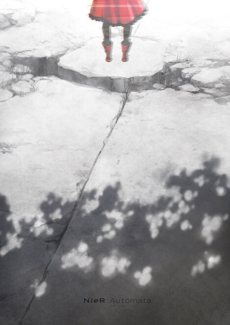 「NieR:Automata Ver1.1a」第2クールキービジュアル (c)SQUARE ENIX / 人類会議