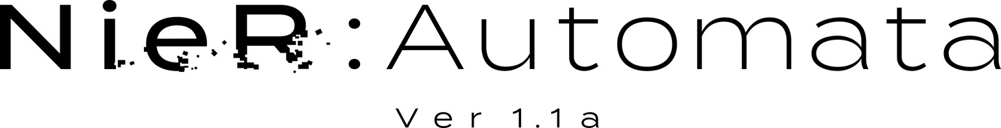 「NieR:Automata Ver1.1a」ロゴ (c)SQUARE ENIX / 人類会議