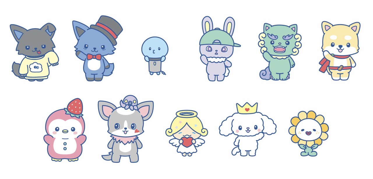 JO1×サンリオのアニメ「JOCHUM」キャスト、メインビジュアル
