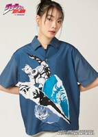 「吉良吉影｜ビッグシルエット半袖シャツ」(c)LUCKY LAND COMMUNICATIONS/集英社・ジョジョの奇妙な冒険 DU 製作委員会