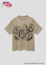 「柱の男｜スーパーワイドシルエットTシャツ」 (c)荒木飛呂彦/集英社・ジョジョの奇妙な冒険製作委員会