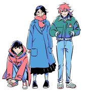 「三拍子の娘」イラスト