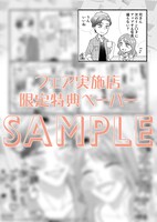 フェア実施店限定ペーパーのサンプル。