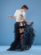 Tシャツの着用イメージ。