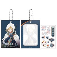 「山姥切国広ver.」のアクリルカードケースとデコレーションシールセット。