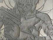 「Ghost in the Shell Ukiyo-e」の制作過程。