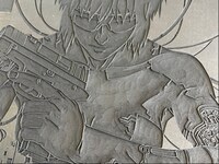 「Ghost in the Shell Ukiyo-e」の制作過程。