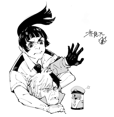 芥見下々による描き下ろしイラスト。 (c)芥見下々／集英社