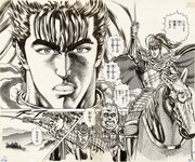 「花の慶次 原画展 ～漢と刀と、かぶき旅～」で展示予定の原画より。