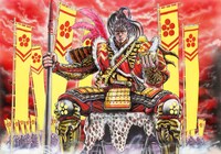 「花の慶次 原画展 ～漢と刀と、かぶき旅～」前後期展示予定作品。