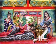 「花の慶次 原画展 ～漢と刀と、かぶき旅～」で展示予定の原画より。