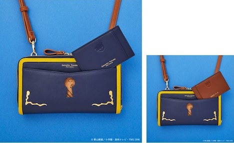 江戸川コナンのスマホショルダーバッグに付属のパスケース。