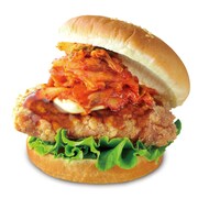 「甘辛キムチキンバーガー」