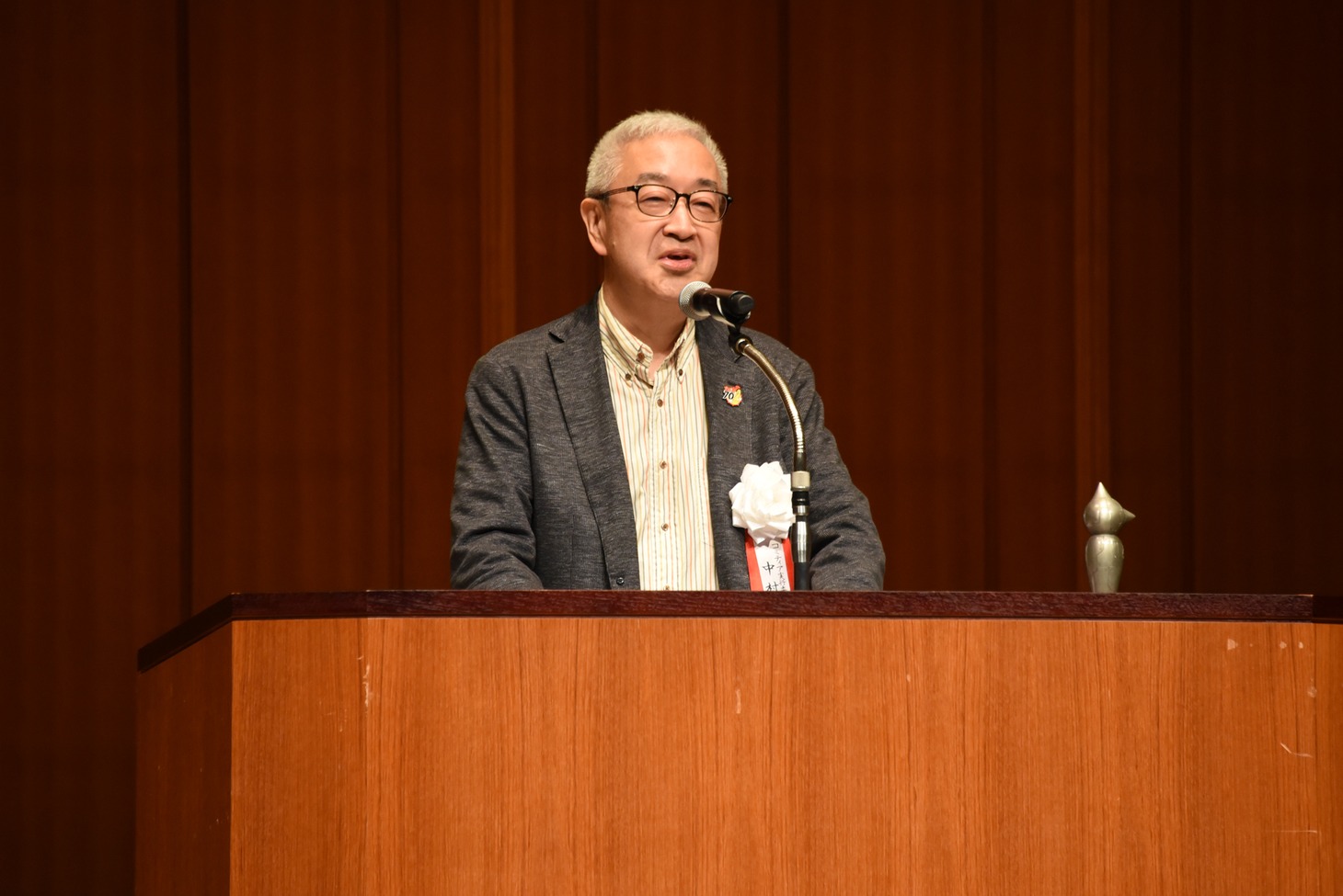コミティア実行委員会の中村公彦会長。
