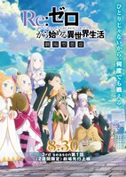 TVアニメ「Re:ゼロから始める異世界生活」3rd season劇場先行上映のビジュアル。