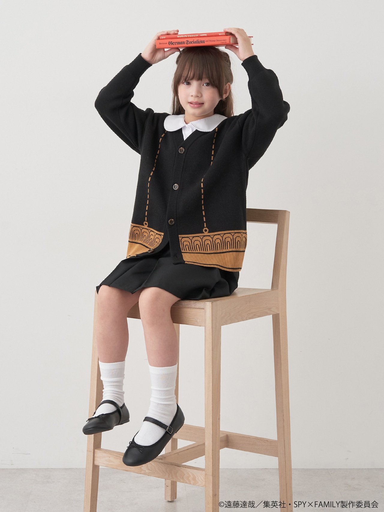 SPY×FAMILY　イーデン校制服イメージ　ニットカーディガン KIDS- イーデン校制服イメージ ニットカーディガン」 [画像ギャラリー