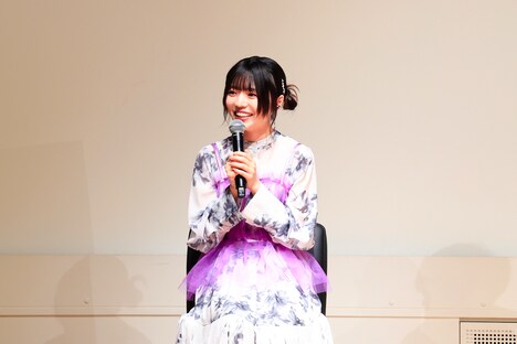 オリジナル劇場アニメ「数分間のエールを」学生向けティーチインイベントの様子。