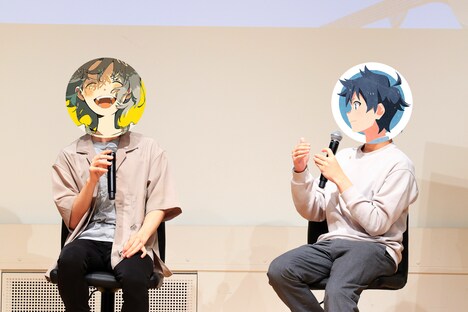 オリジナル劇場アニメ「数分間のエールを」学生向けティーチインイベントの様子。