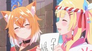 TVアニメ「VTuberなんだが配信切り忘れたら伝説になってた」第2弾PVの場面カット。