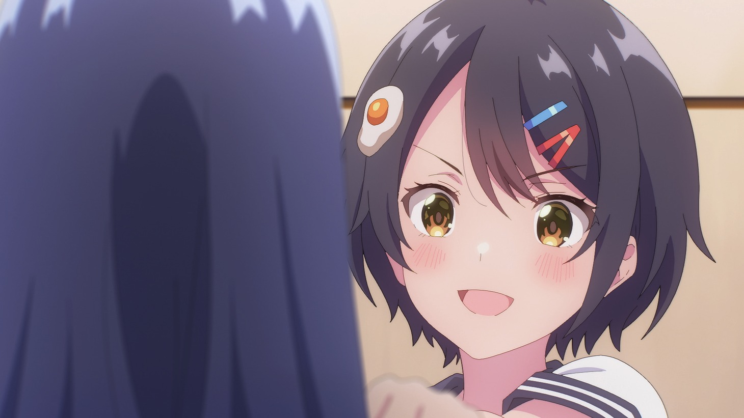TVアニメ「VTuberなんだが配信切り忘れたら伝説になってた」第2弾PVの場面カット。