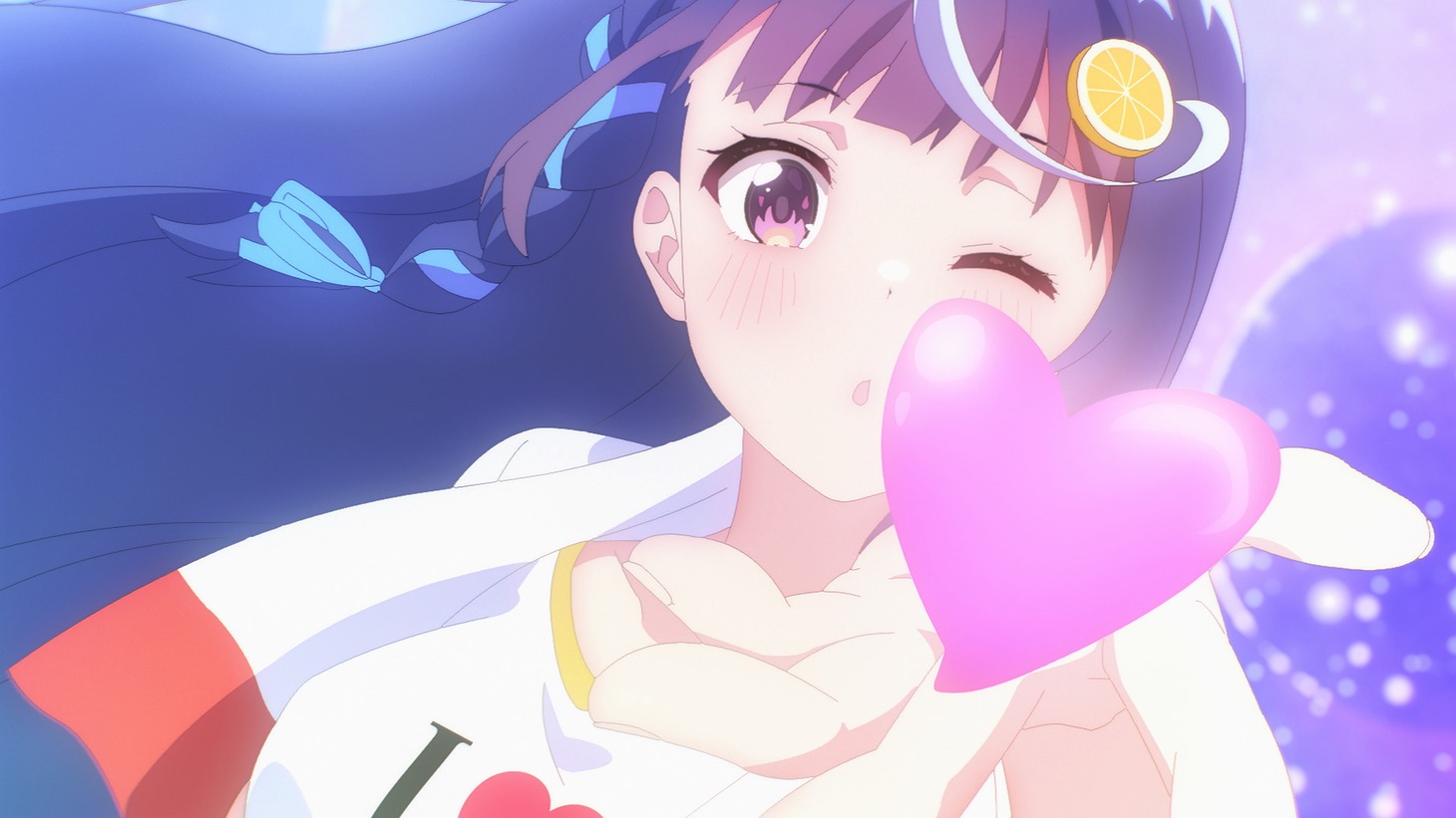 TVアニメ「VTuberなんだが配信切り忘れたら伝説になってた」第2弾PVの場面カット。