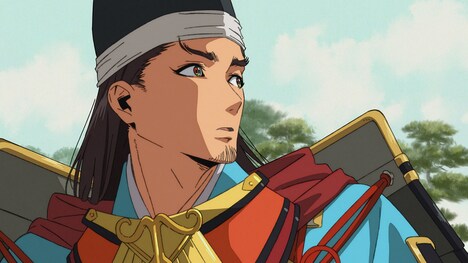 TVアニメ「逃げ上手の若君」PV第2弾の場面カット。