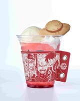 「『ONE PIECE』このドリンクをお前に預ける」カップスリーブ付き。 (c)尾田栄一郎／集英社