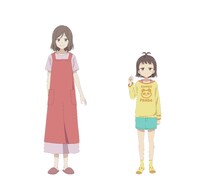 左から花岡美香（CV：中原麻衣）、大我小夏（CV：前田佳織里）。