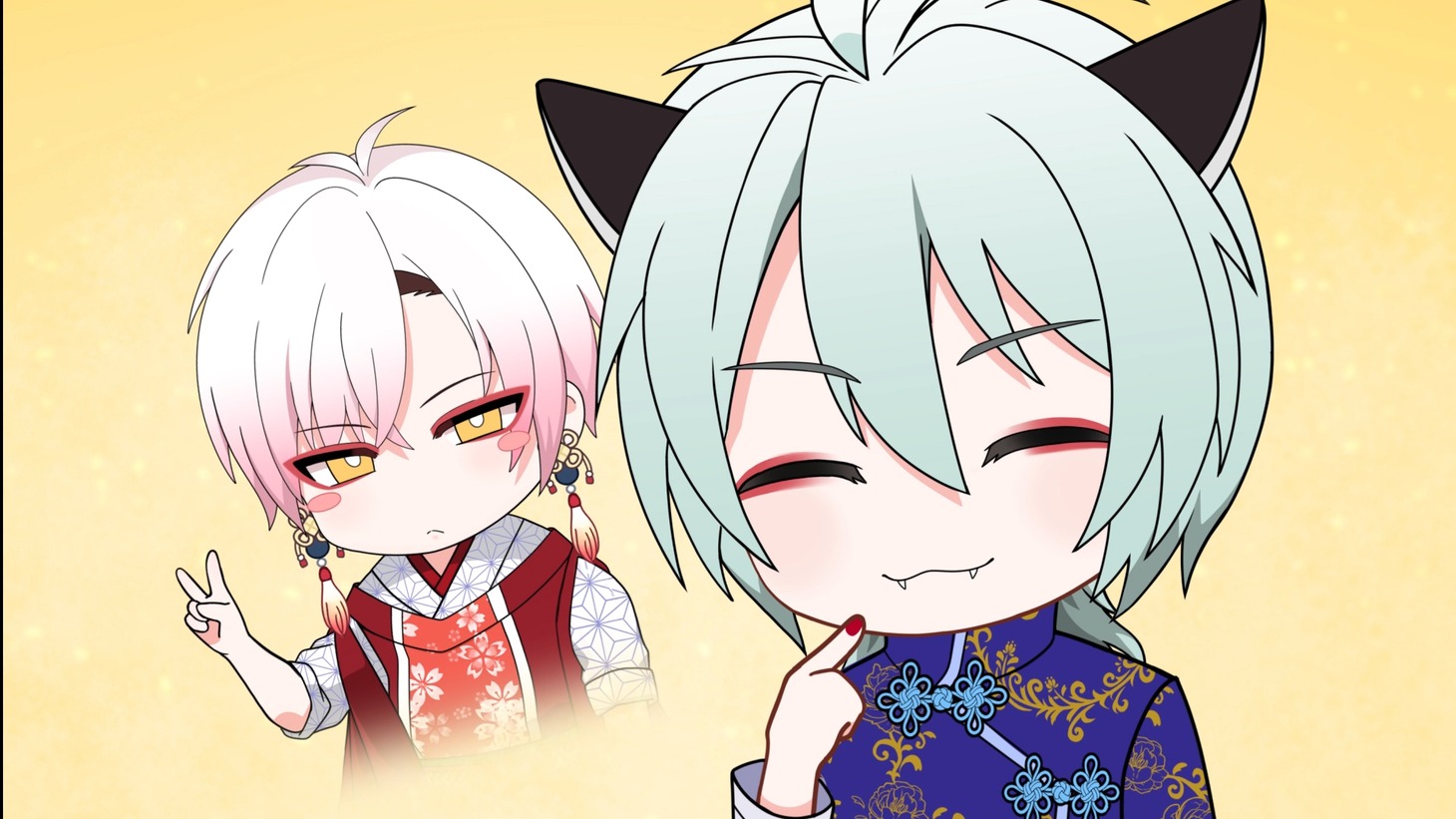 「腐男子召喚～異世界で神獣にハメられました～」ミニアニメより。