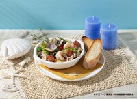 「【七海建人】好物のアヒージョパスタ＆バゲット」