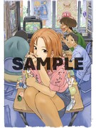 「げんしけん」1巻の表紙イラスト。