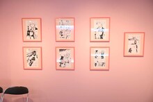 「15周年記念 妖狐×僕SS・藤原ここあ展」第1章の様子。