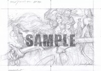 キャラクターデザイン・草なぎ琢仁による描き下ろしイラストのイメージスケッチ。