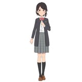 白石きり（CV：佐藤未奈子）。演劇部の新入部員。1年生ながら凛が認めるほどの実力の持ち主。初めて凛の演技を見たときから凛に憧れを抱いている。 (c)斉藤ゆう／小学館／疑似ハーレム製作委員会