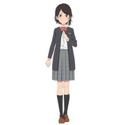 白石きり（CV：佐藤未奈子）。演劇部の新入部員。1年生ながら凛が認めるほどの実力の持ち主。初めて凛の演技を見たときから凛に憧れを抱いている。 (c)斉藤ゆう／小学館／疑似ハーレム製作委員会