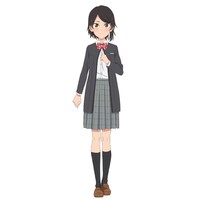 白石きり（CV：佐藤未奈子）。演劇部の新入部員。1年生ながら凛が認めるほどの実力の持ち主。初めて凛の演技を見たときから凛に憧れを抱いている。 (c)斉藤ゆう／小学館／疑似ハーレム製作委員会